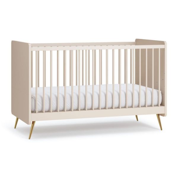 Chambre Trio Lunea Beige Lit 70x140 + Commode + Armoire 2 portes