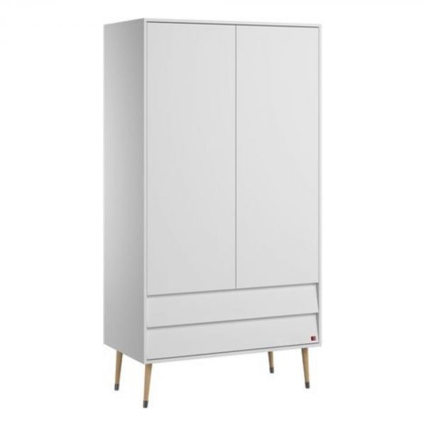 Chambre TRIO Bosque New blanc Lit 60x120 + Armoire + Commode