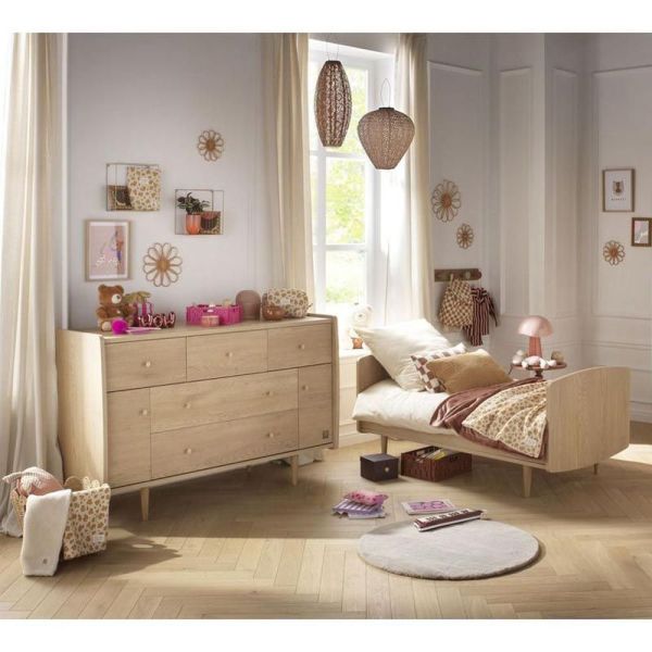 Chambre duo My Love 140*70 cm avec commode XXL