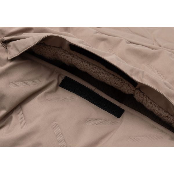 Chancelière hiver pour poussette Embossed Milky Coffee