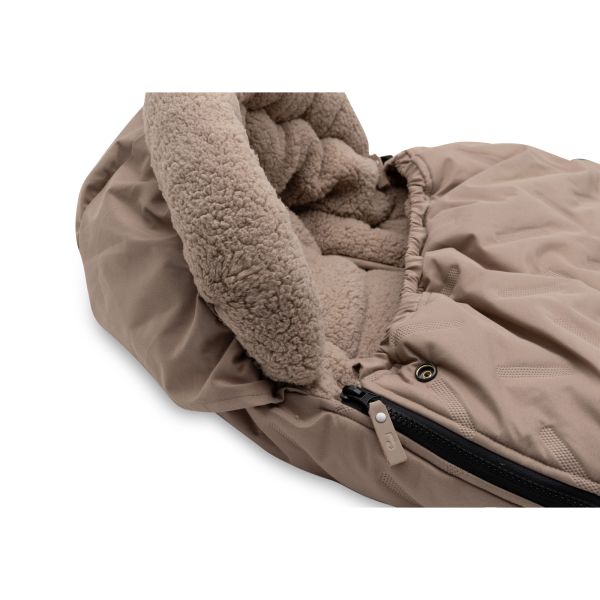 Chancelière hiver pour poussette Embossed Milky Coffee