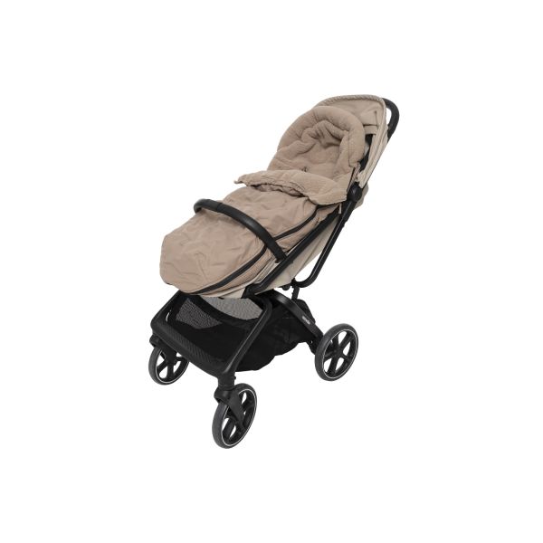 Chancelière hiver pour poussette Embossed Milky Coffee