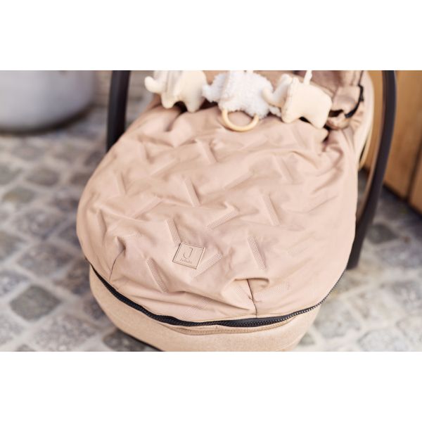 Chancelière hiver pour poussette Embossed Milky Coffee