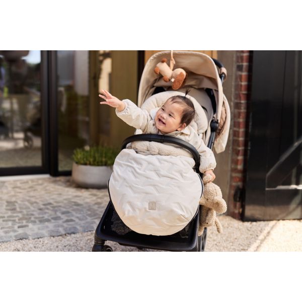 Chancelière hiver pour poussette Embossed Sand