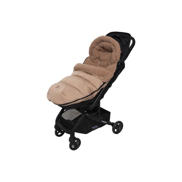 Chancelière hiver pour poussette Embossed Light terra