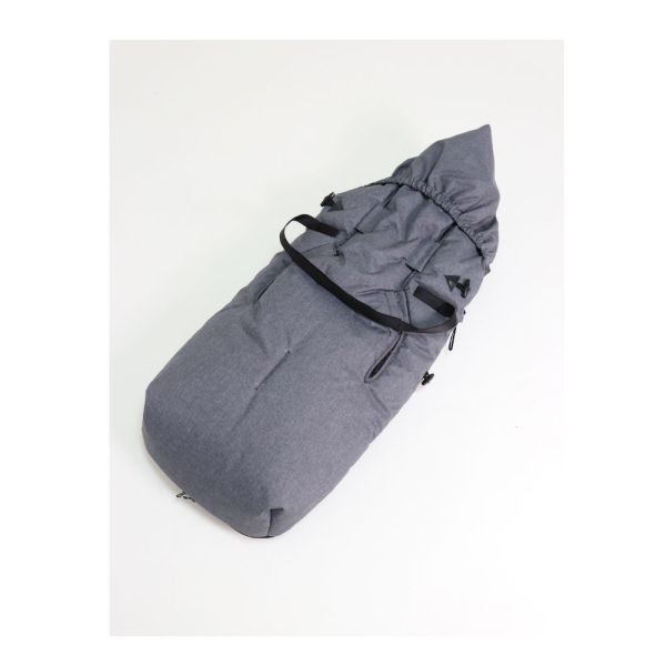 Chancelière pour poussette XL TOO - Noir mélangé