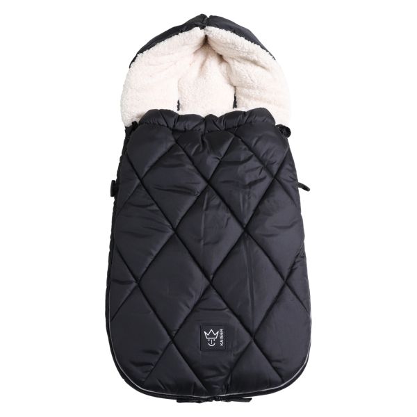 Chancelière pour poussette XL TOO - Noir/crème