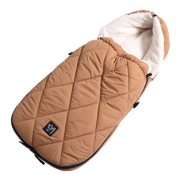 Chancelière pour poussette XL TOO - Caramel/crème