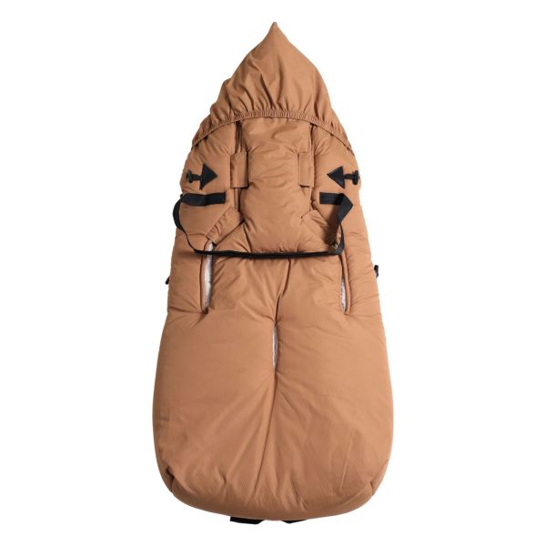 Chancelière pour poussette XL TOO - Caramel/crème