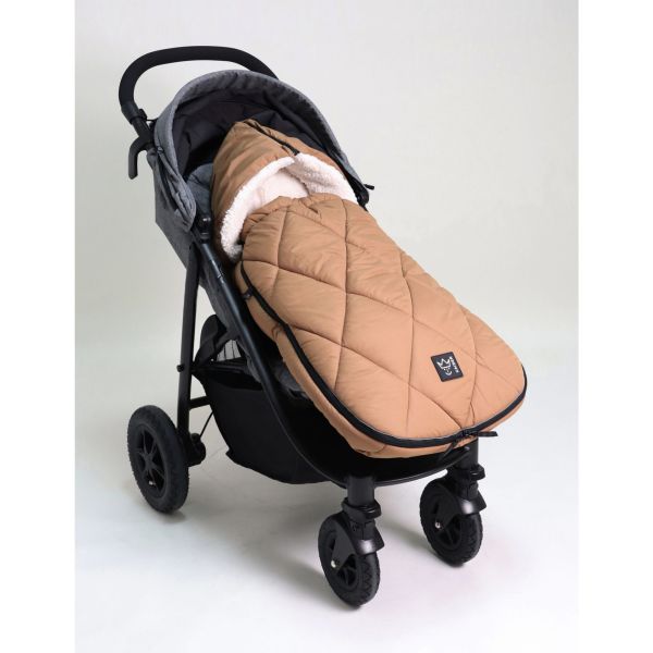 Chancelière pour poussette XL TOO - Caramel/crème