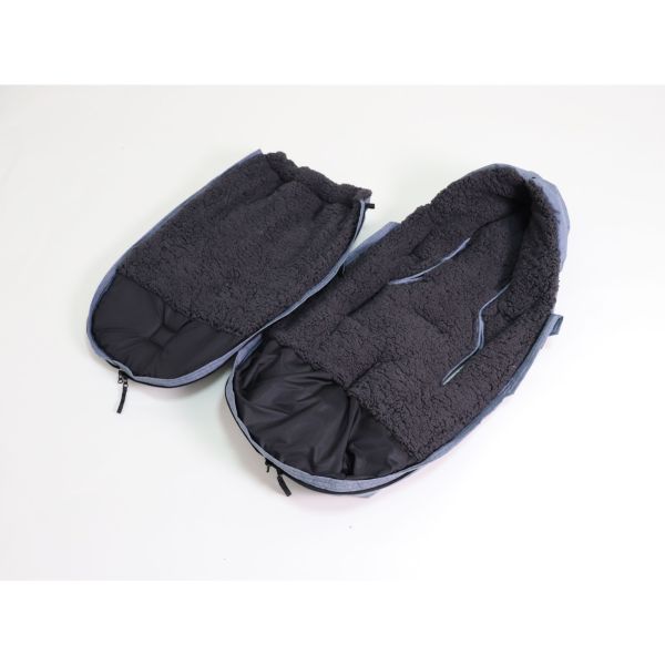 Chancelière pour poussette XL TOO - Denim bleu mélangé