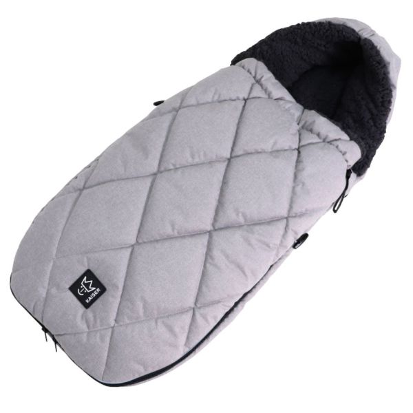 Chancelière pour poussette XL TOO - Gris clair chiné