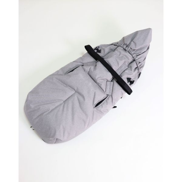 Chancelière pour poussette XL TOO - Gris clair chiné