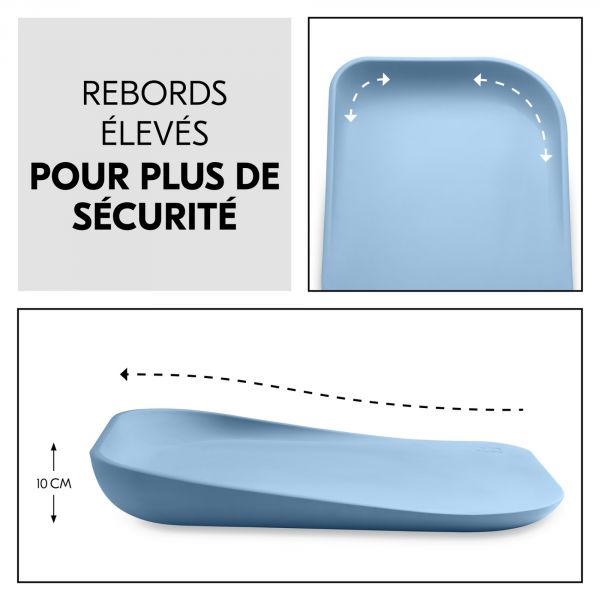 Matelas à langer en mousse soft Change N Clean Light Blue