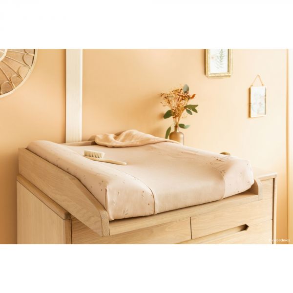 Housse de matelas à langer Calma Willow Dune