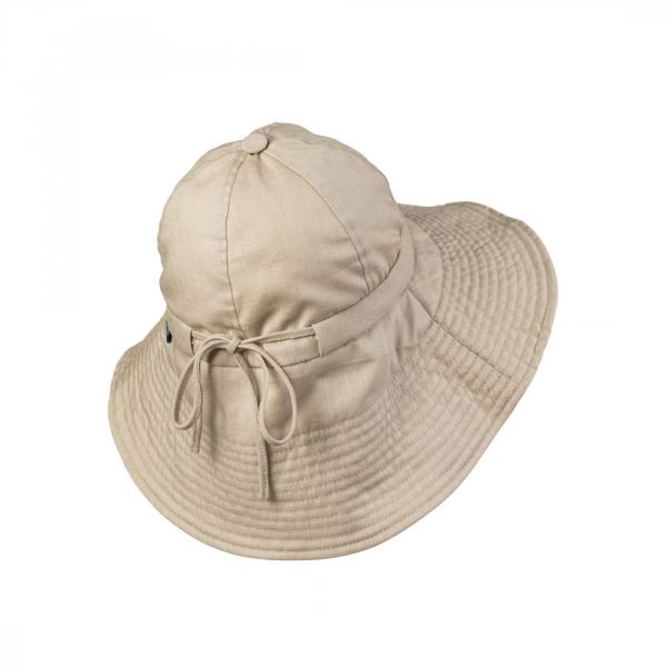 Chapeau anti-UV bébé Pure Khaki 6-12 mois