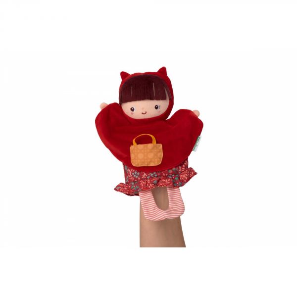 Peluche marionnette à main Chaperon rouge