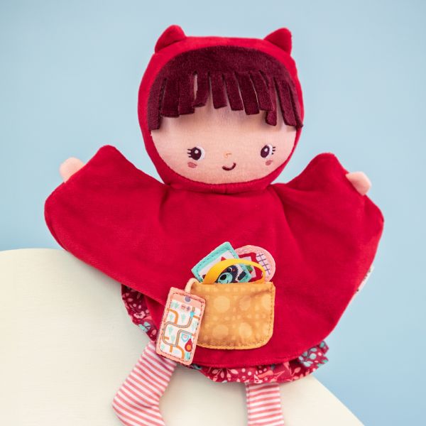 Peluche marionnette à main Chaperon rouge