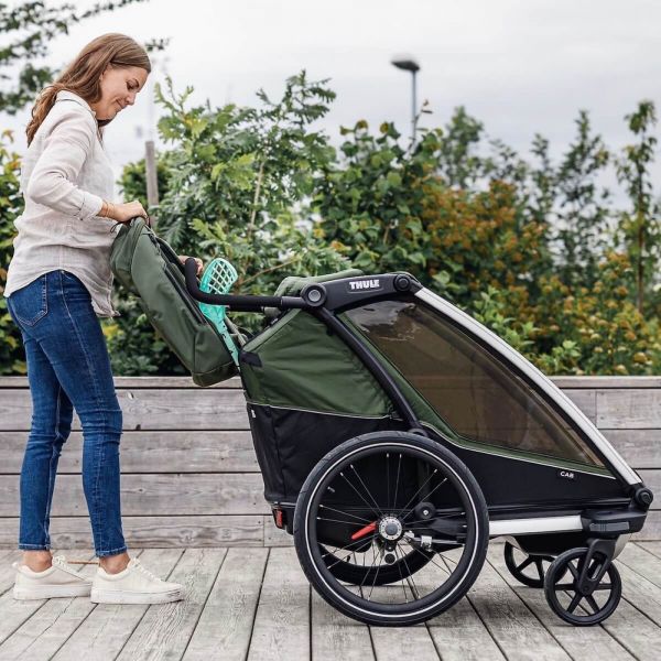 Remorque pour vélo Chariot Cab 2 Cypress Green