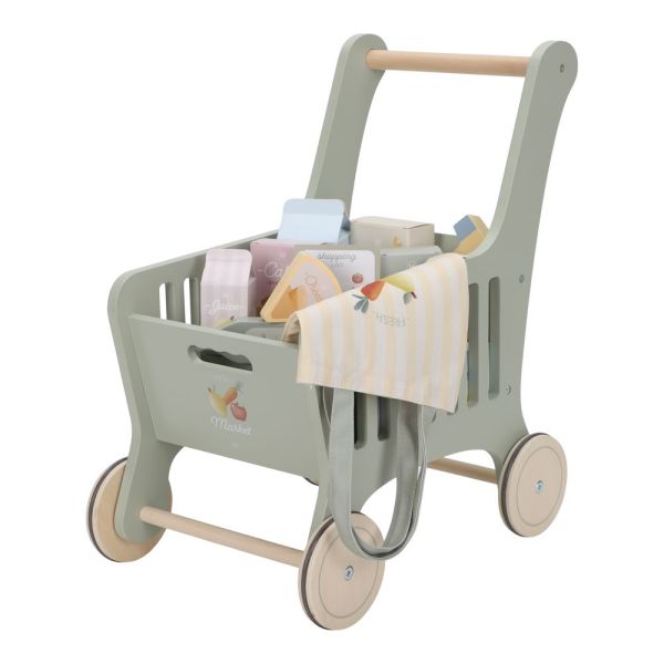 Chariot de courses en bois FSC
