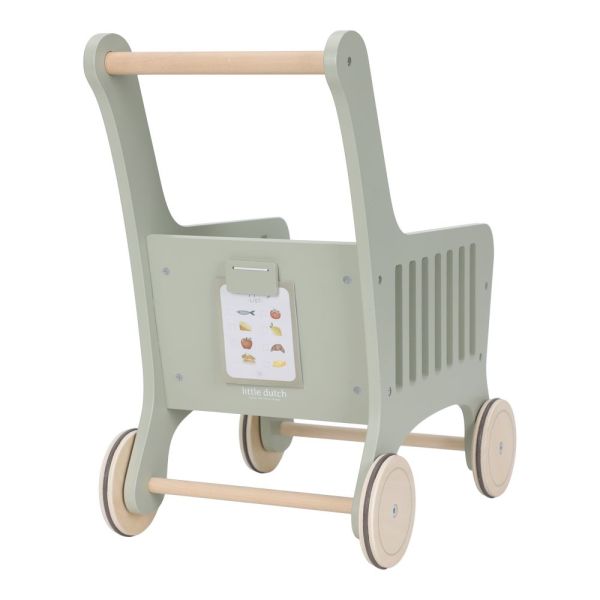 Chariot de courses en bois FSC