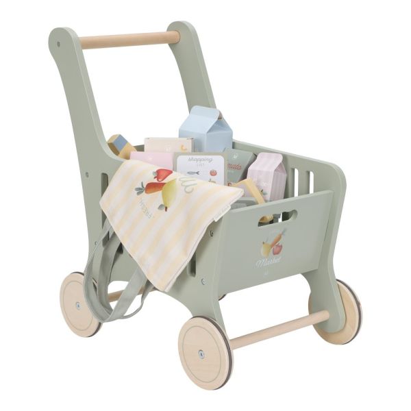 Chariot de courses en bois FSC