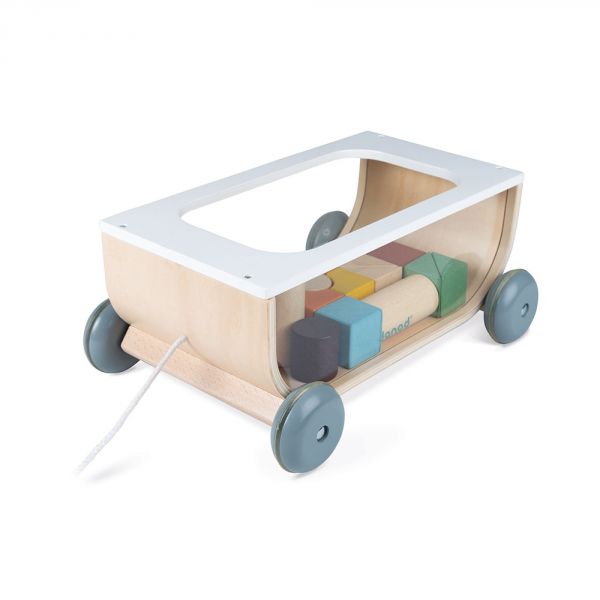 Chariot cubes en bois Sweet cocoon