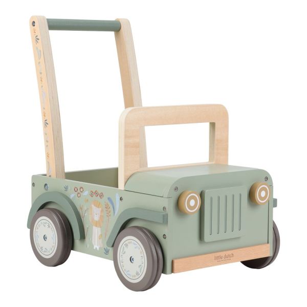 Chariot Voiture de Safari en bois - Vert