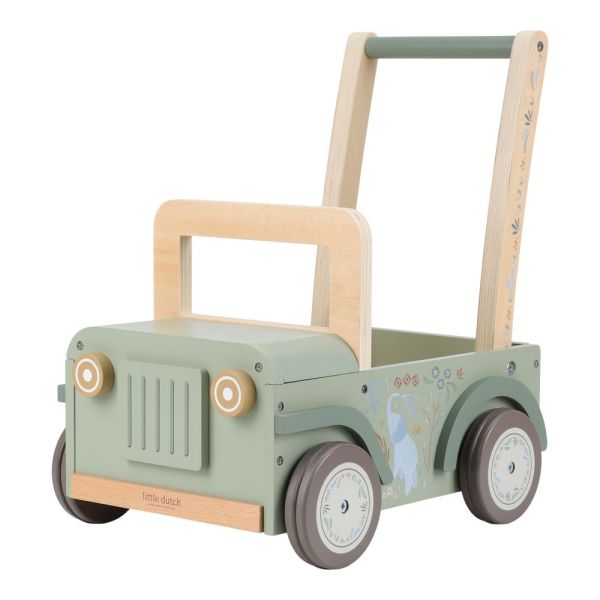 Chariot Voiture de Safari en bois - Vert