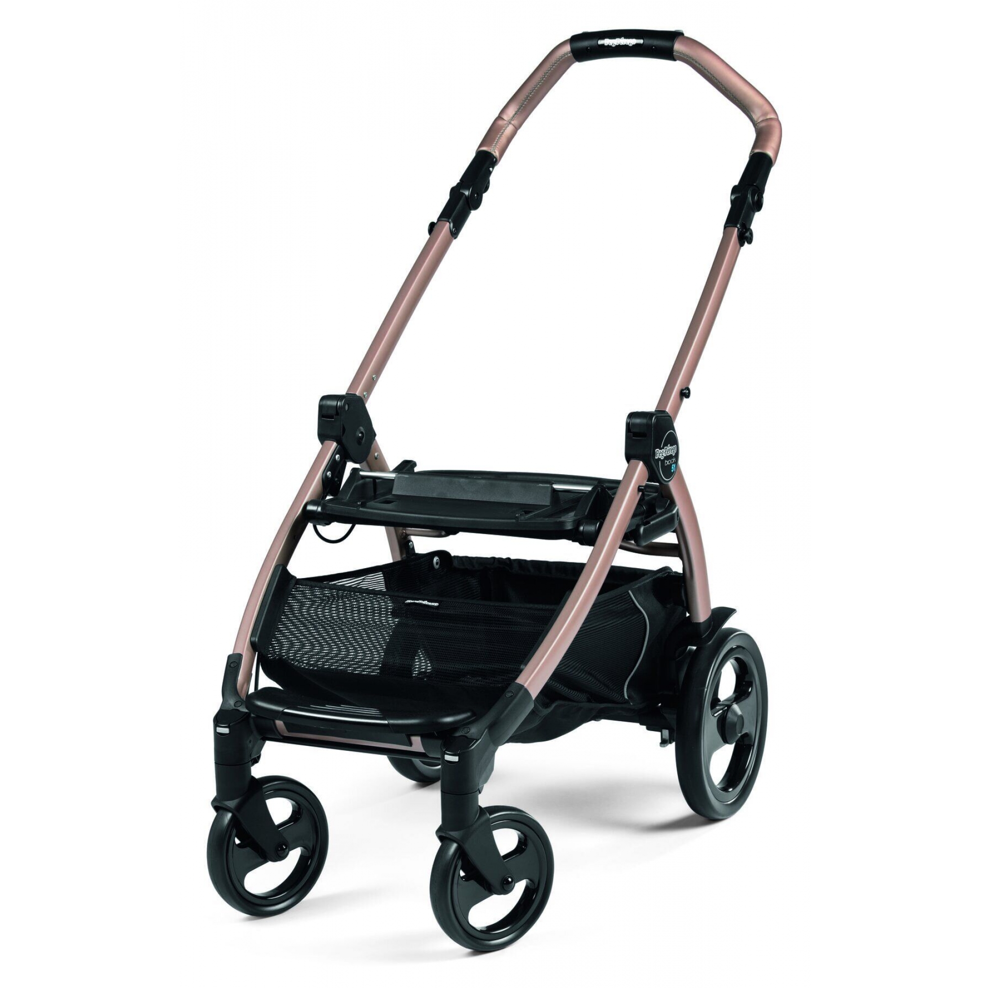poussette peg perego rose et noir