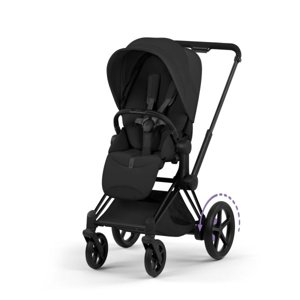 Châssis poussette électrique e-Priam 3 Matt Black