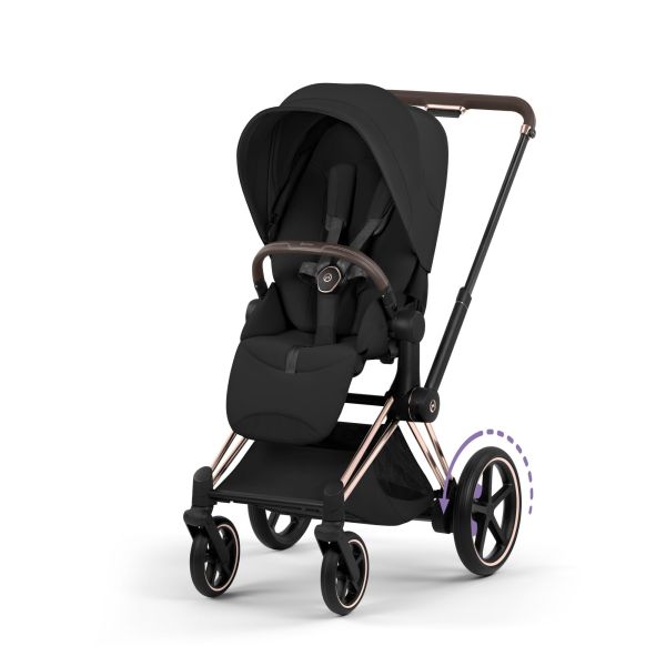Châssis poussette électrique e-Priam 3 Rosegold