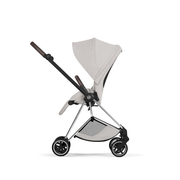 Poussette compacte Mios 4 City Grey châssis Chrome