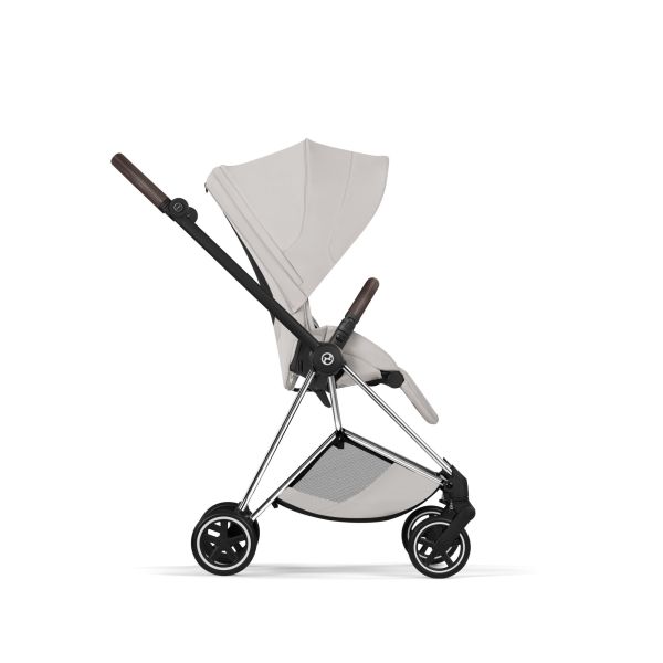 Poussette compacte Mios 4 City Grey châssis Chrome