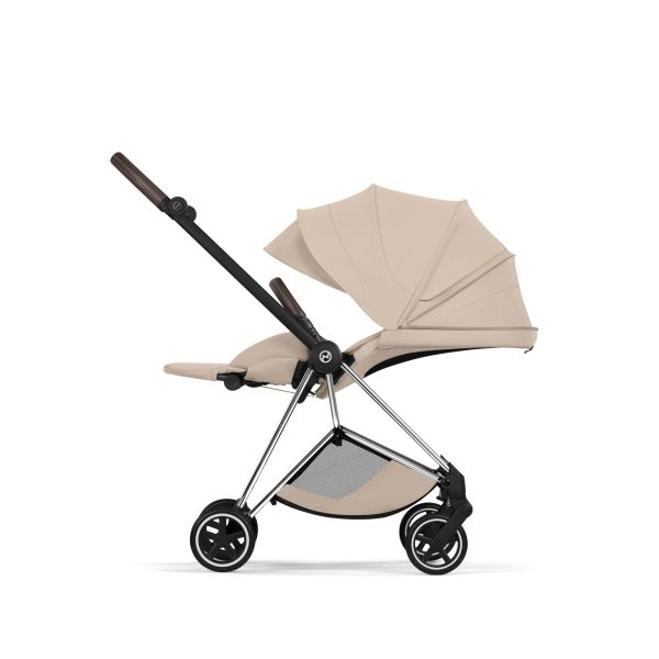 Poussette compacte Mios 4 Cozy Beige châssis Chrome