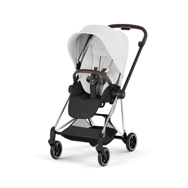 Poussette compacte Mios 4 Off White châssis Chrome