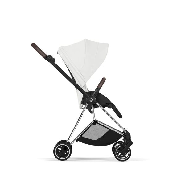 Poussette compacte Mios 4 Off White châssis Chrome