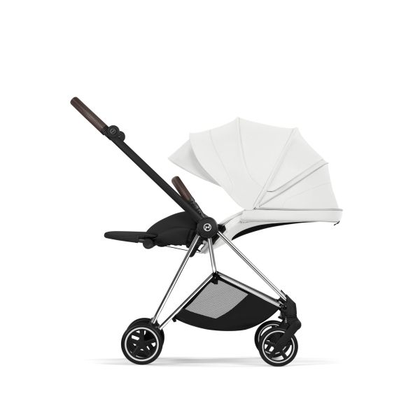 Poussette compacte Mios 4 Off White châssis Chrome