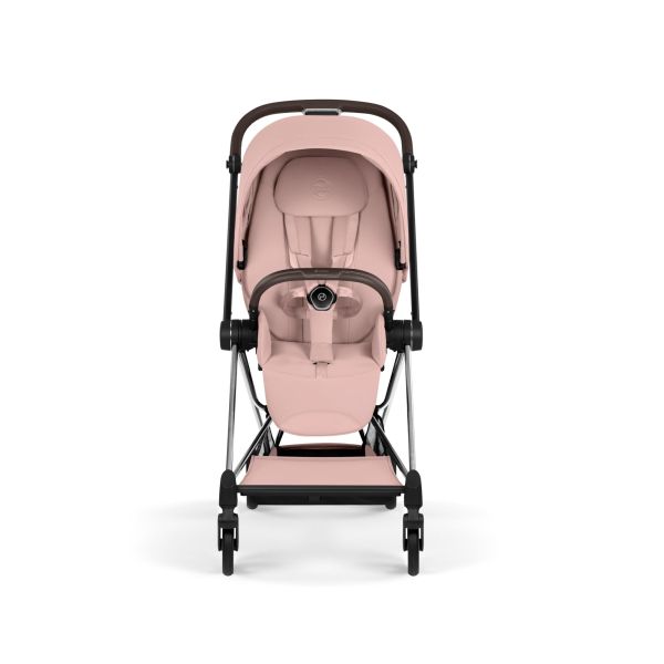 Poussette compacte Mios 4 Peach Pink châssis Chrome