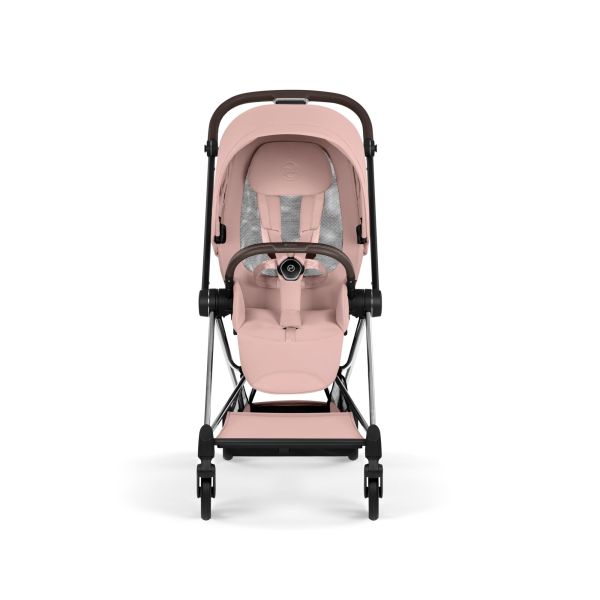 Poussette compacte Mios 4 Peach Pink châssis Chrome