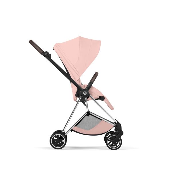 Poussette compacte Mios 4 Peach Pink châssis Chrome