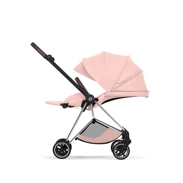 Poussette compacte Mios 4 Peach Pink châssis Chrome