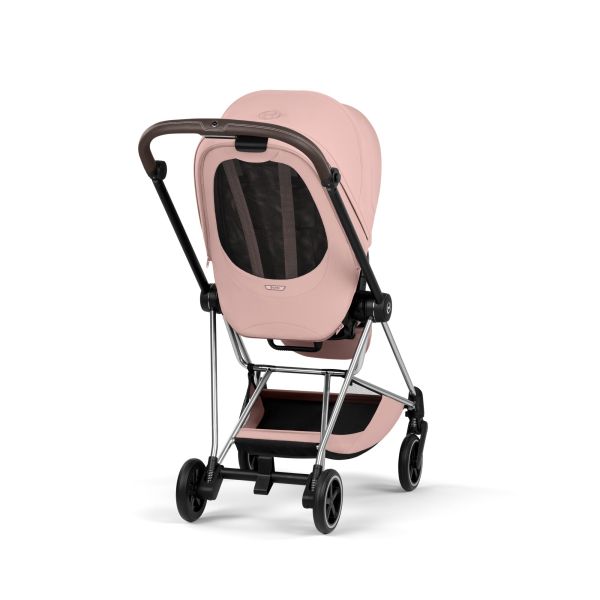 Poussette compacte Mios 4 Peach Pink châssis Chrome
