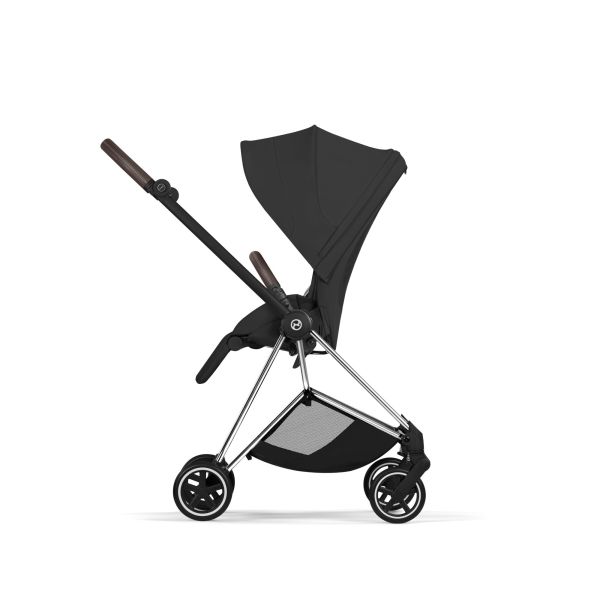 Poussette compacte Mios 4 Sepia Black châssis Chrome
