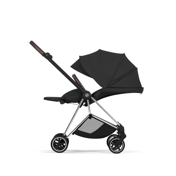 Poussette compacte Mios 4 Sepia Black châssis Chrome
