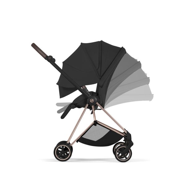 Poussette compacte Mios 4 Sepia Black châssis Chrome