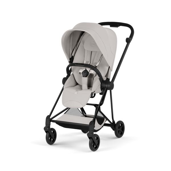 Poussette compacte Mios 4 City Grey châssis Matt Black