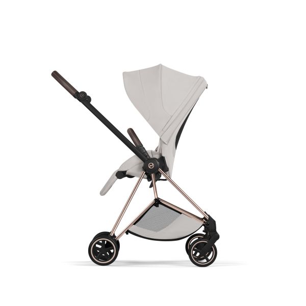 Poussette compacte Mios 4 City Grey châssis Rosegold
