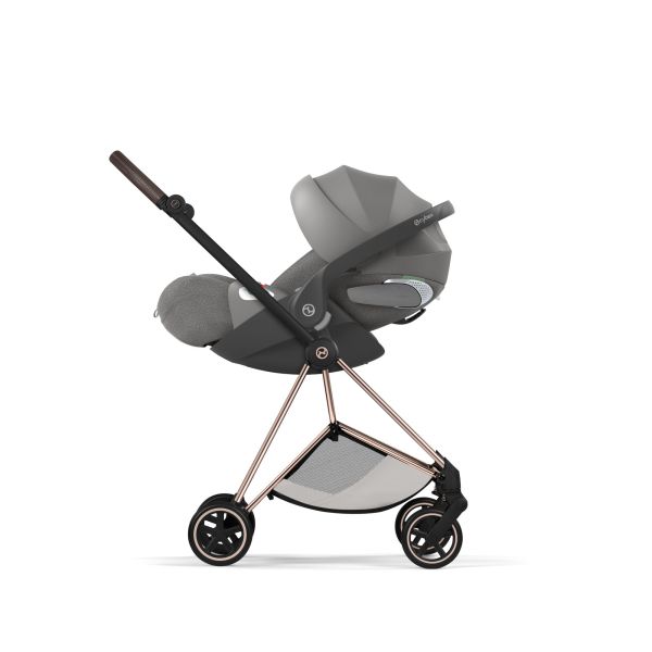 Poussette compacte Mios 4 City Grey châssis Rosegold