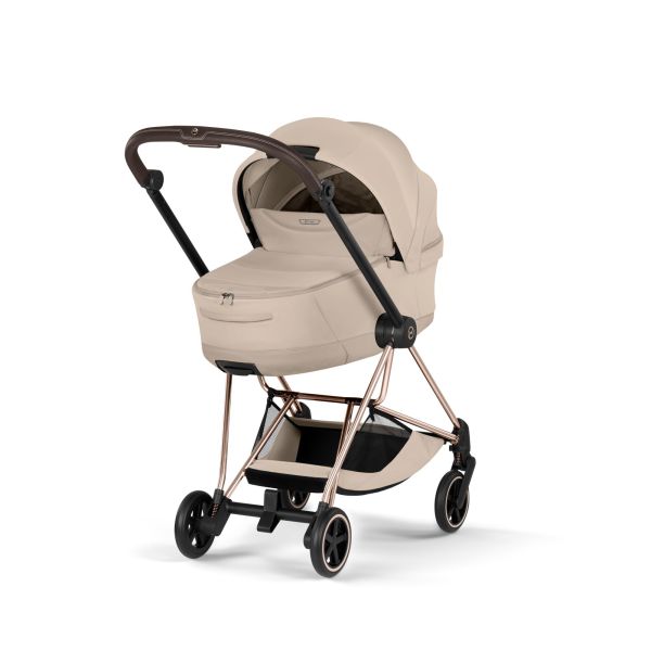 Poussette compacte Mios 4 Cozy Beige châssis Rosegold
